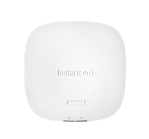 Vista frontal limpia del punto de acceso HPE Networking Instant On AP22 (RW) R4W02A