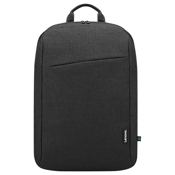 Vista frontal oficial de la mochila negra Lenovo B210 4X40T84059