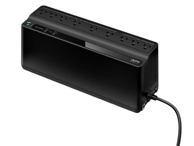 Vista frontal limpia del UPS APC Back-UPS ES BE850M2-LM