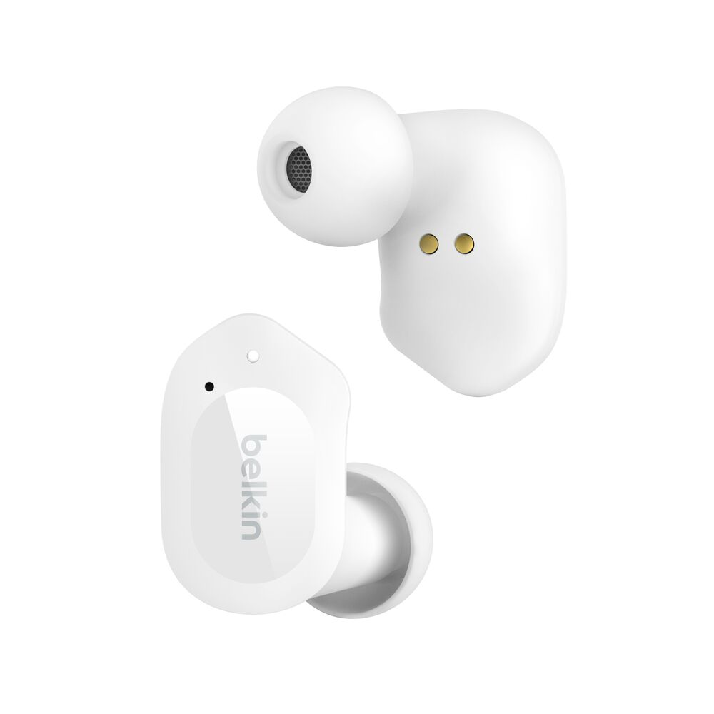 Vista oficial de los Belkin SoundForm Play True Wireless Earbuds Cloud