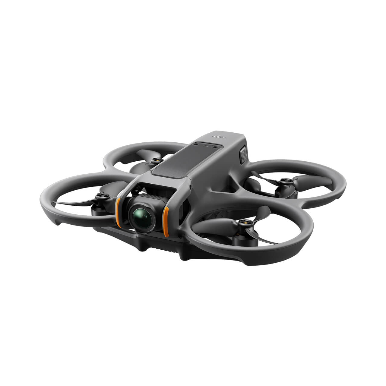 Vista angular limpia del dron DJI Avata 2