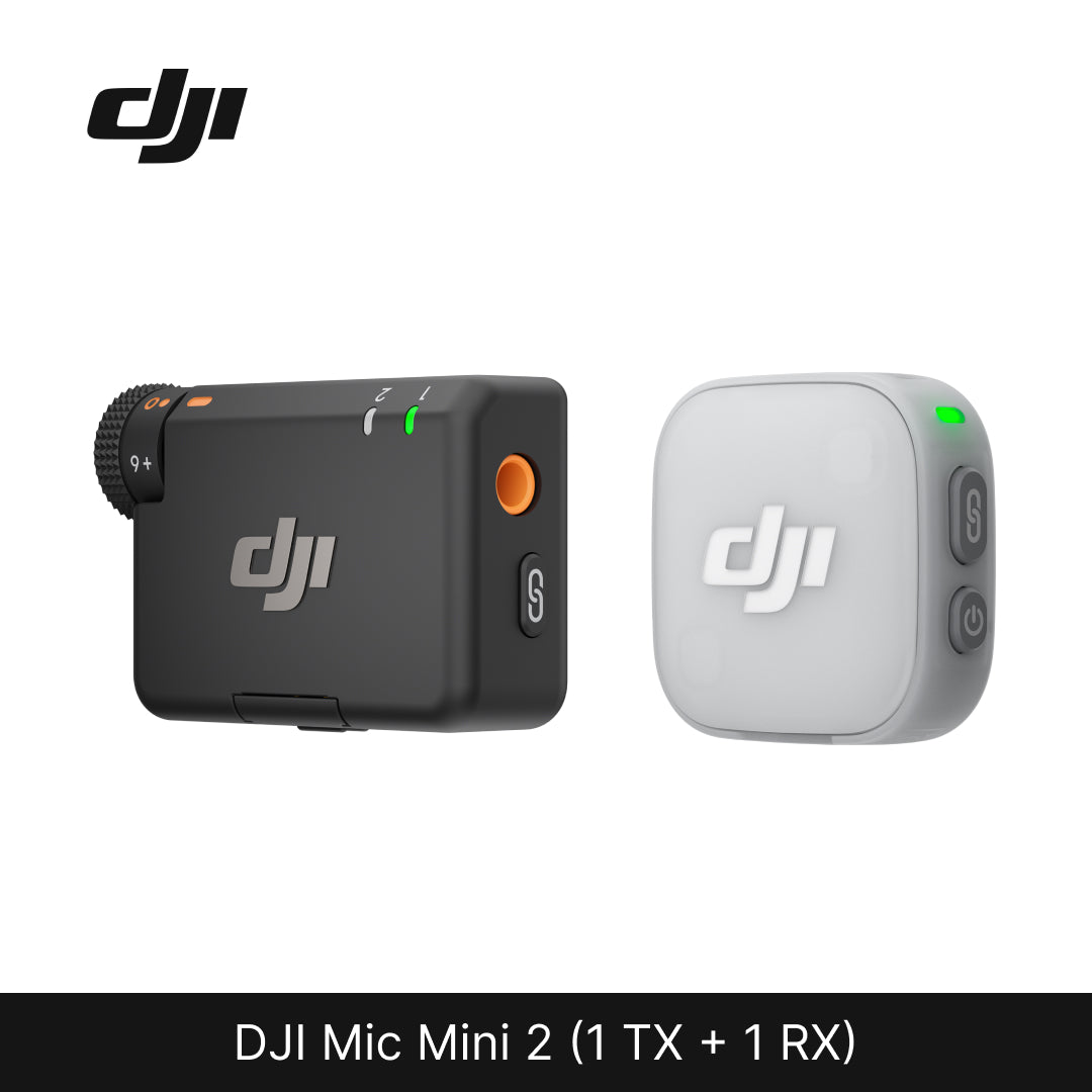 DJI Mic Mini 2 con 1 transmisor y 1 receptor móvil