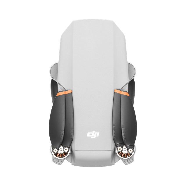 Vista superior oficial limpia del dron DJI Mini 4K