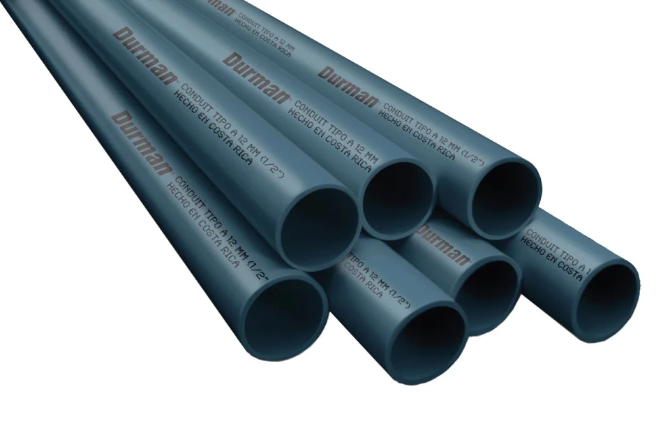 Imagen oficial de la familia de tubería PVC Conduit Durman tipo A