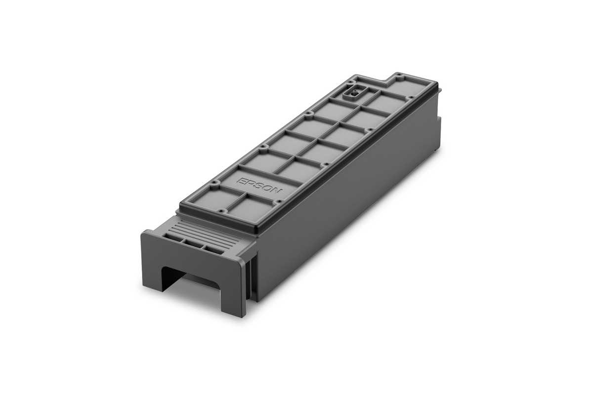 Caja de mantenimiento Epson C9372 C12C937201 aislada sobre fondo blanco