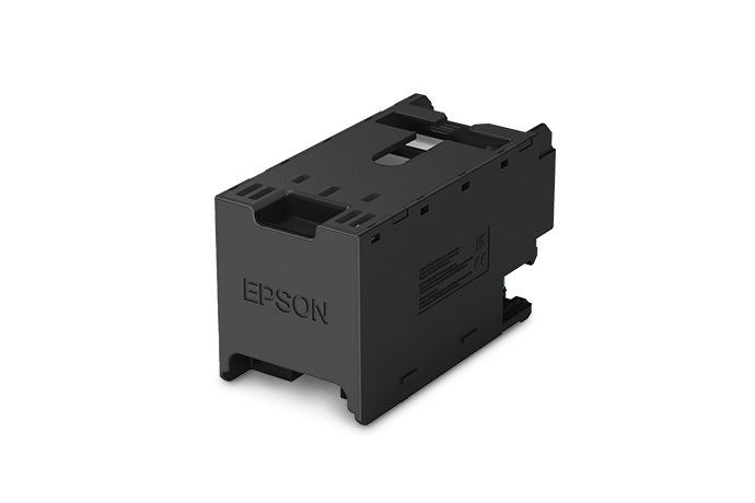 Caja de mantenimiento Epson C9382 aislada sobre fondo blanco