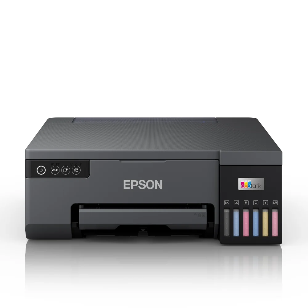 Vista principal oficial de la impresora fotográfica Epson EcoTank L8050
