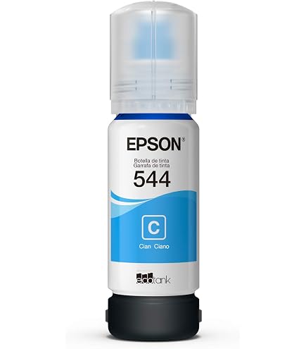 Botella limpia de tinta Epson T544 cian