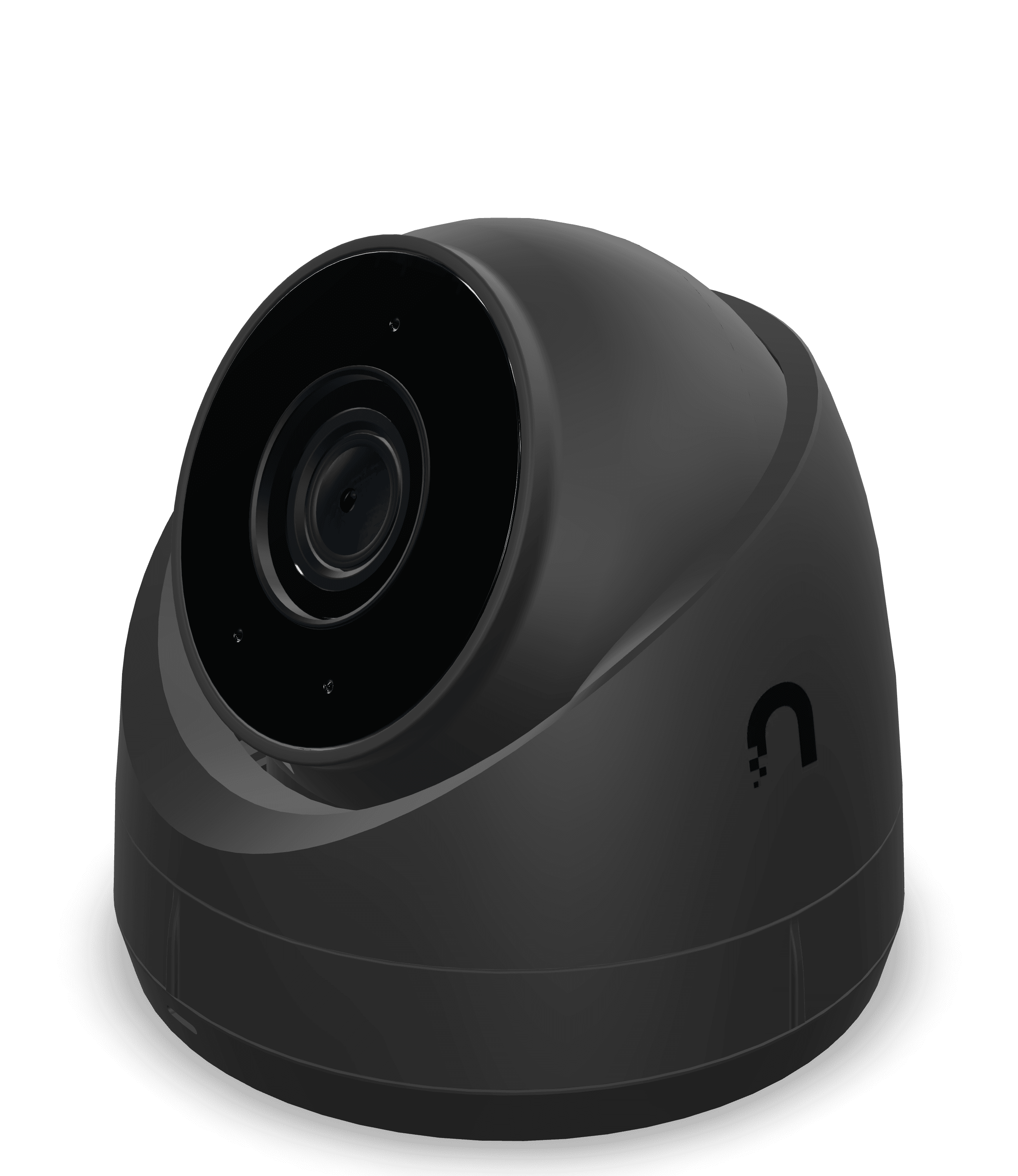 Vista aislada oficial de la cámara Ubiquiti G5 Turret Ultra negra