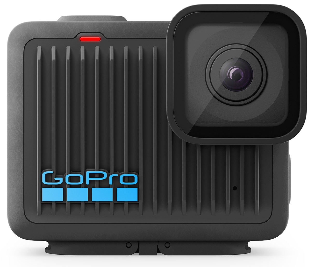 Vista frontal limpia de la familia GoPro HERO 4K