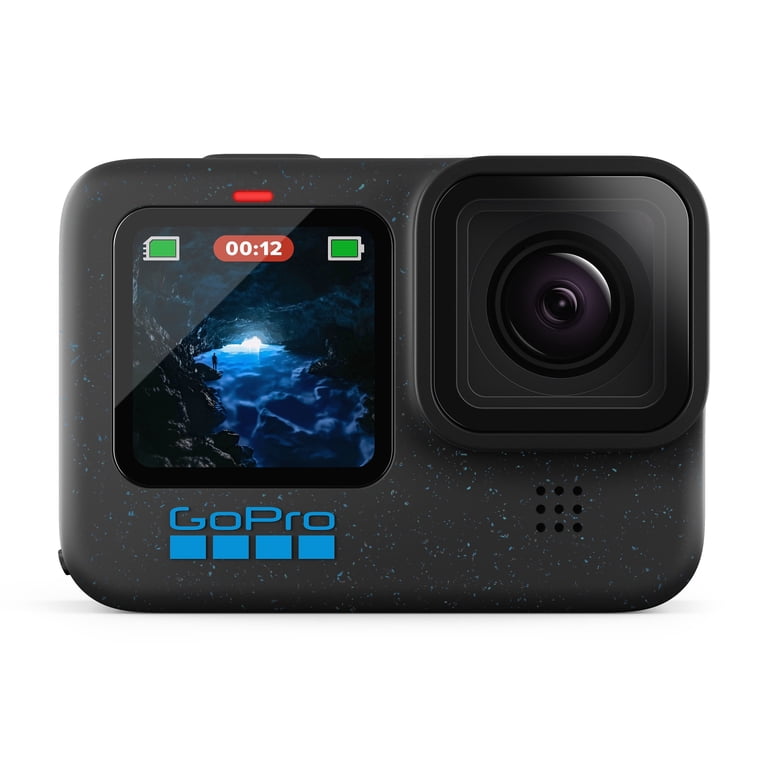 Vista frontal limpia de la cámara GoPro HERO12 Black CHDHX121RW