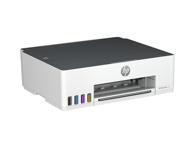 Vista frontal oficial de la impresora HP Smart Tank 210