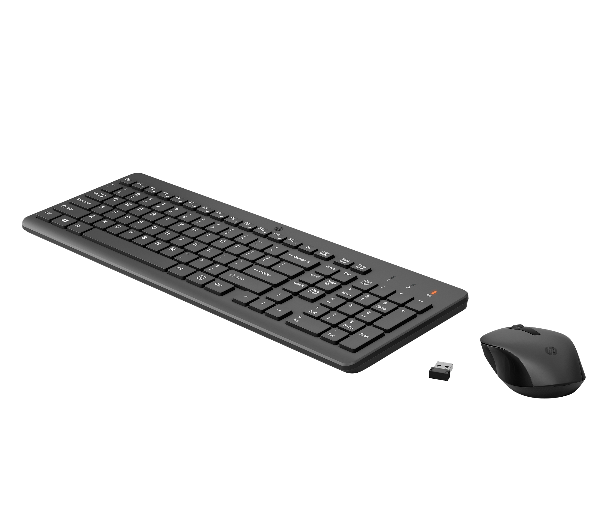 Vista oficial limpia del combo HP 330 Wireless Mouse and Keyboard Combination 2V9E6AA