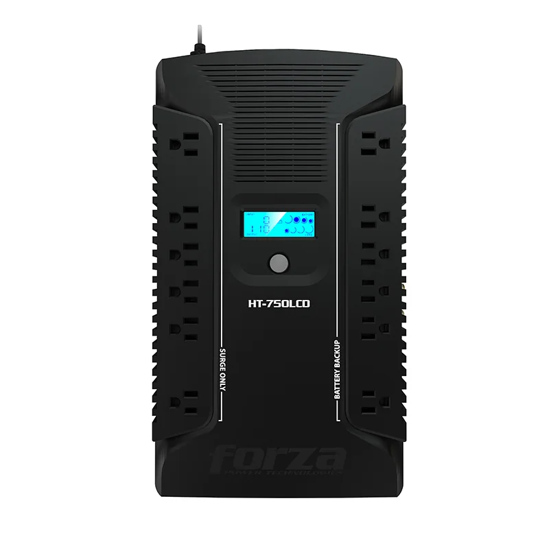 Vista oficial de la UPS interactiva Forza HT-750LCD