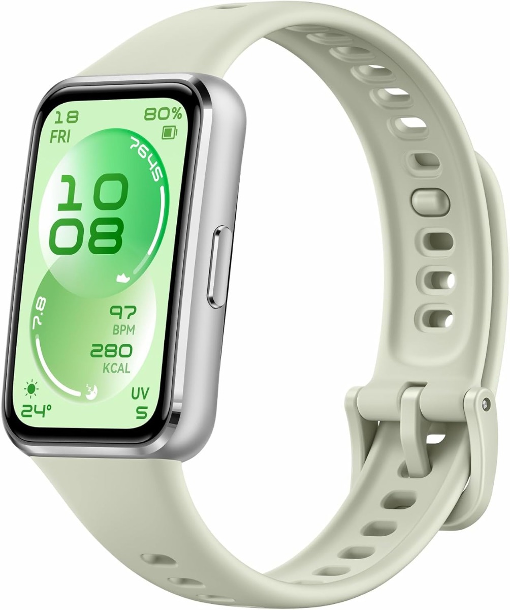 Vista limpia de la HUAWEI Band 11 verde