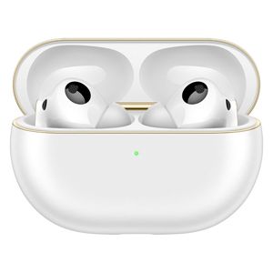 Vista limpia de los HUAWEI FreeBuds Pro 4 blancos