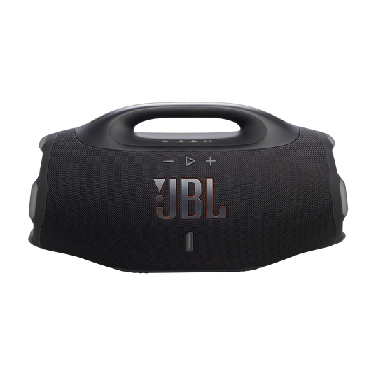 Vista frontal de JBL Boombox 4 negra