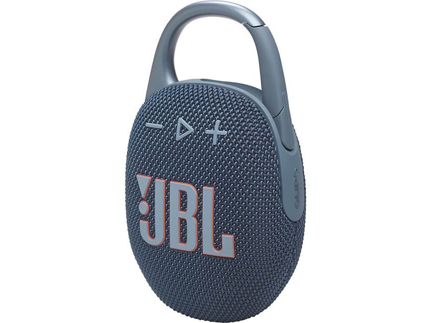 Vista frontal del parlante JBL Clip 5 azul