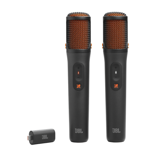 Conjunto de dos micrófonos JBL EasySing Mics negros