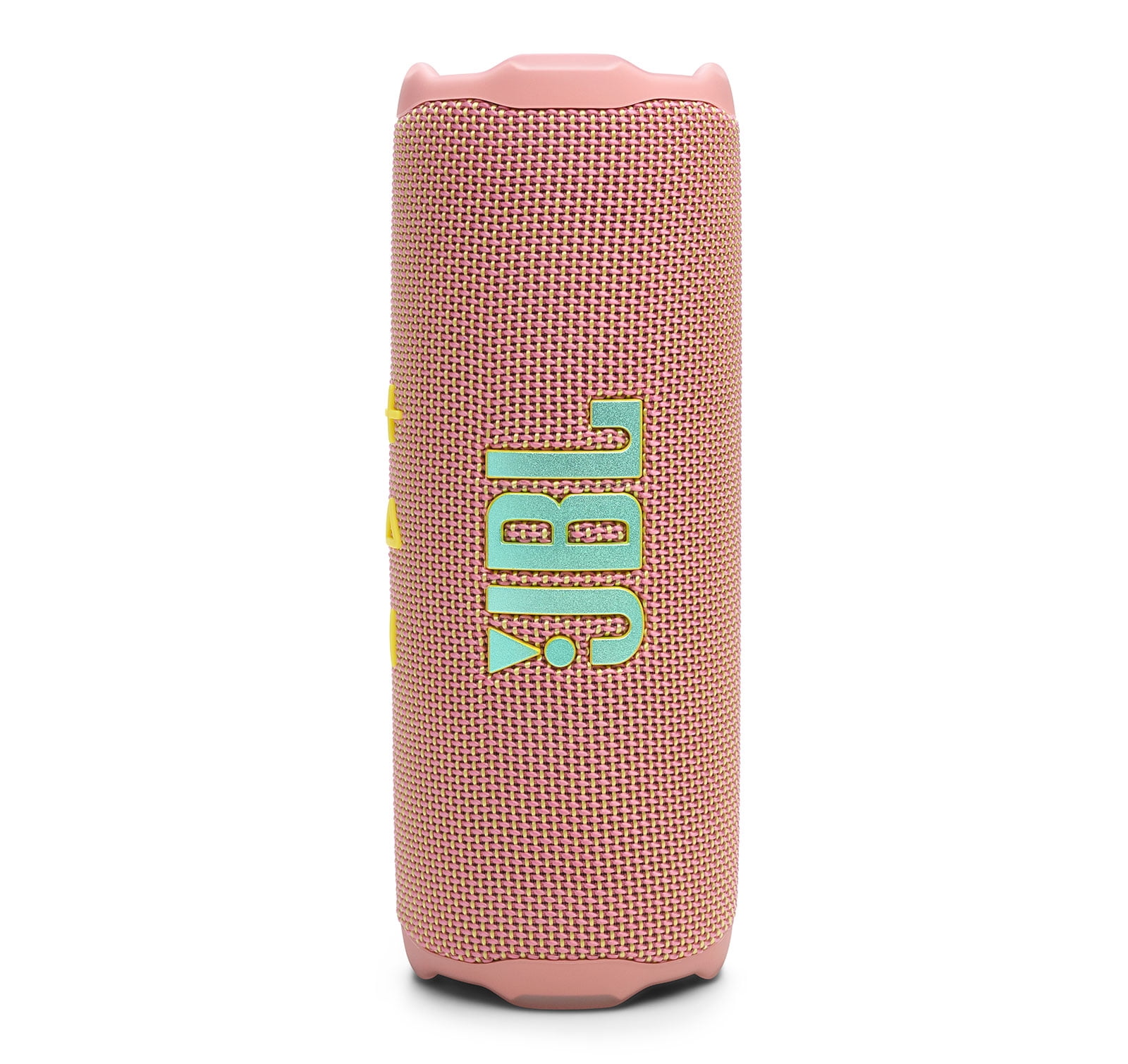 Vista frontal vertical del parlante JBL Flip 7 rosa