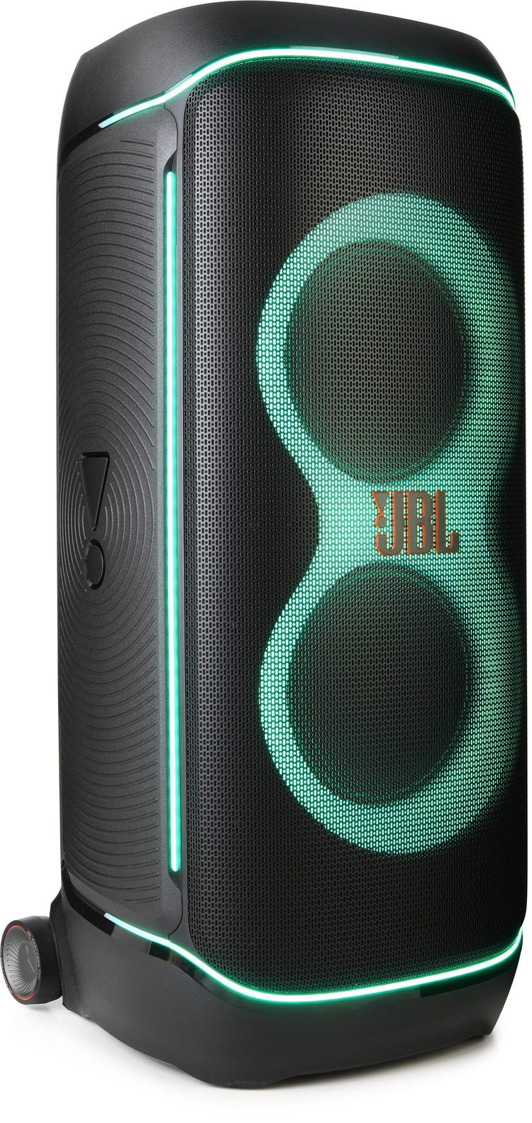 Vista frontal angular del parlante JBL PartyBox 720