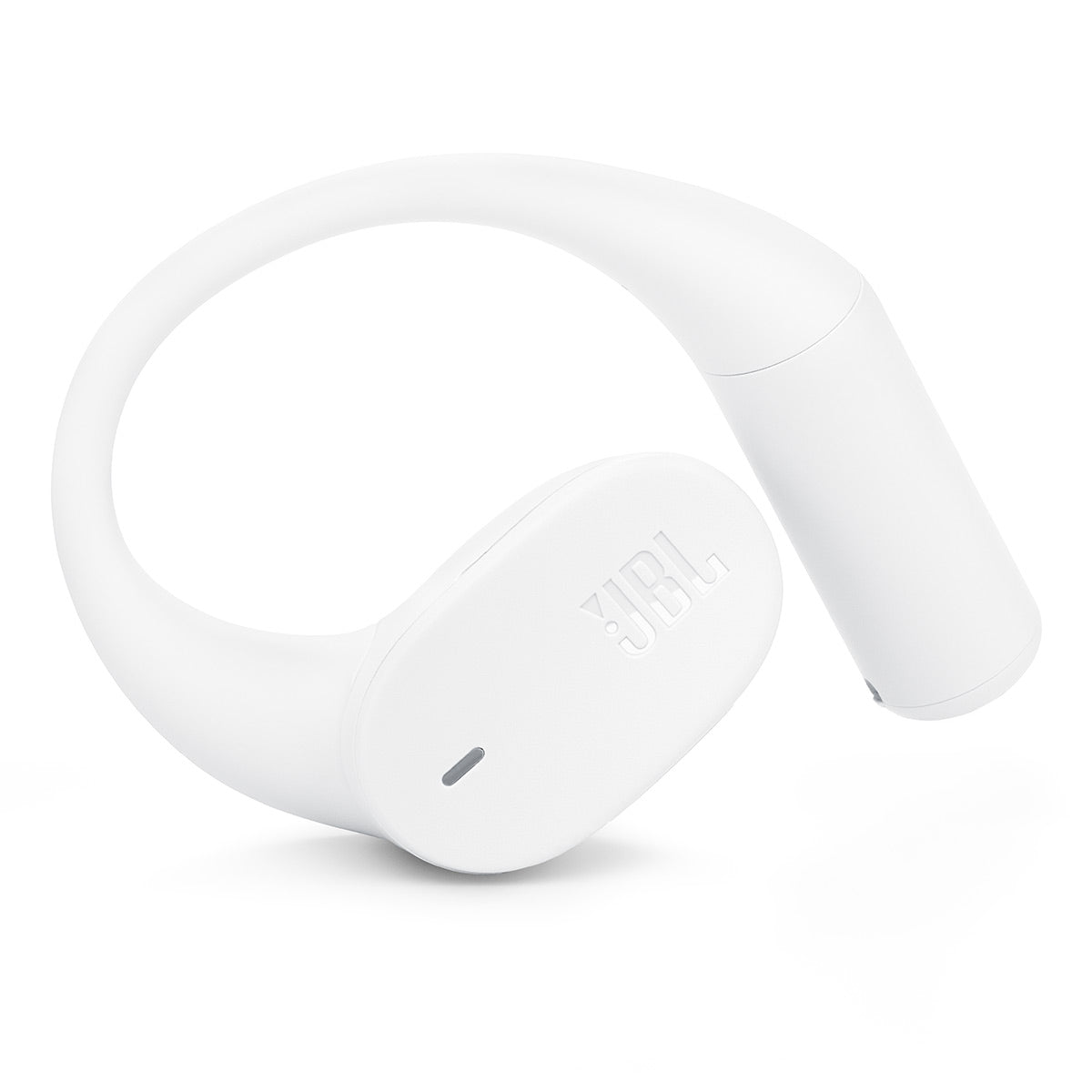 Vista principal del audífono abierto JBL Sense Lite blanco