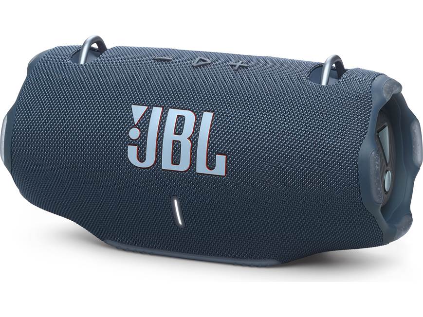 Vista frontal angular de JBL Xtreme 4 azul