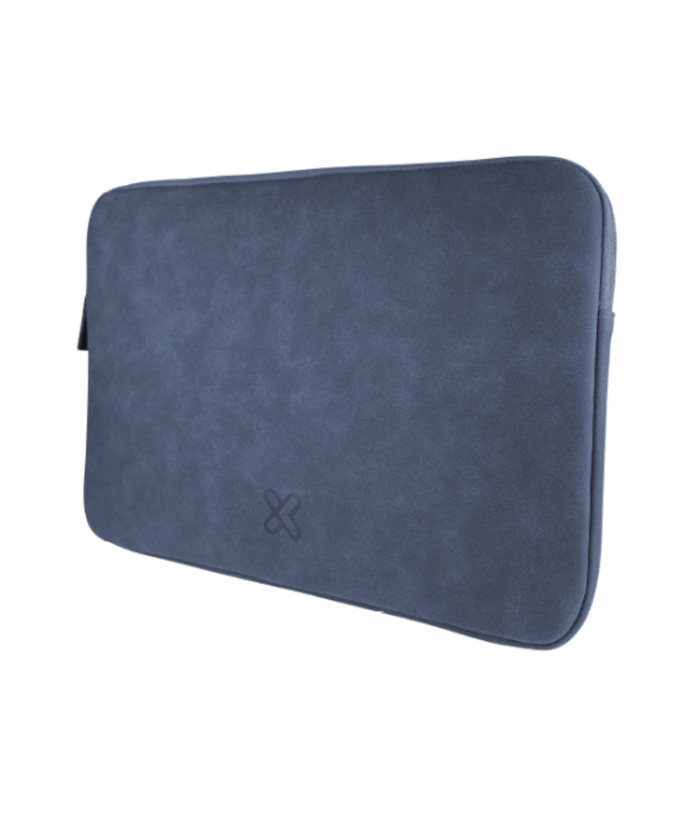 Vista frontal de la funda azul Klip Xtreme SquareShield KNS-220BL sobre fondo blanco