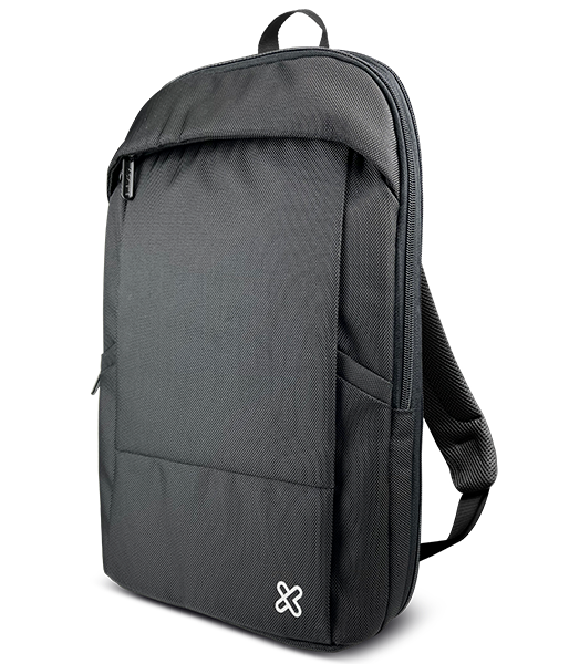 Mochila Klip Xtreme XpandPack KNB-650BK negra sobre fondo blanco