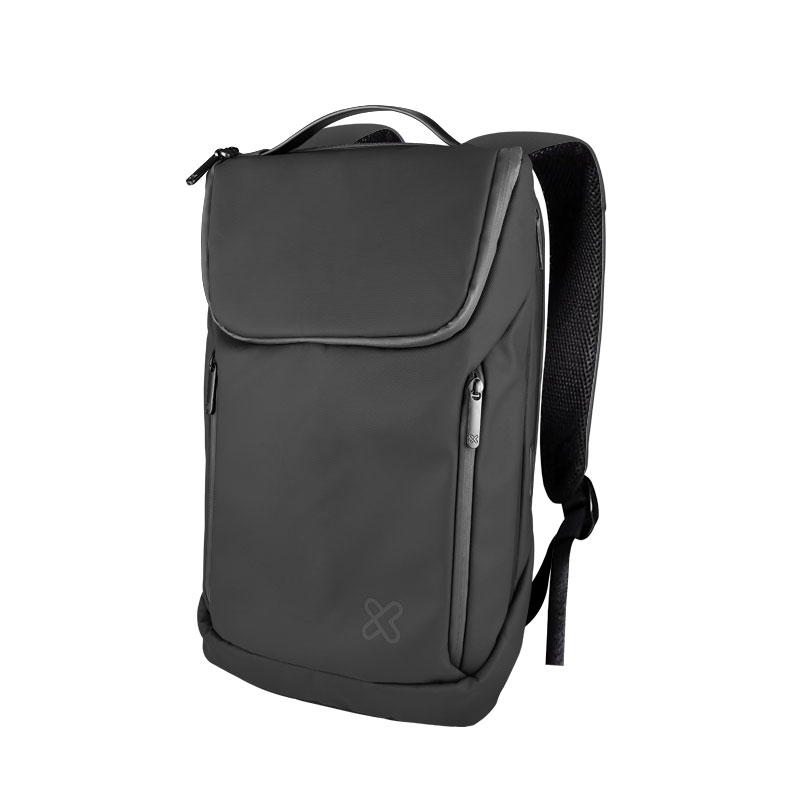 Mochila Klip Xtreme Evergo KNB-905BK negra sobre fondo blanco