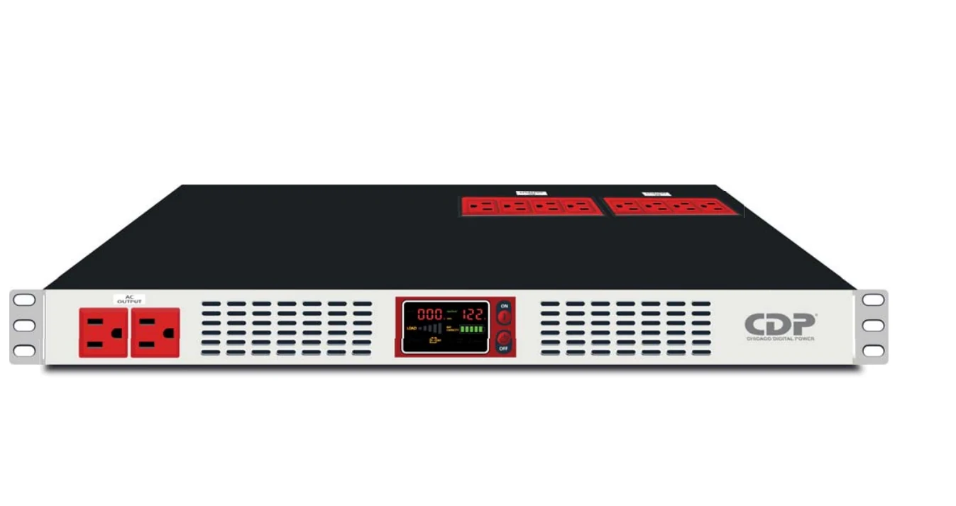 Vista principal del UPS CDP Li-1018RS rackeable de 1U