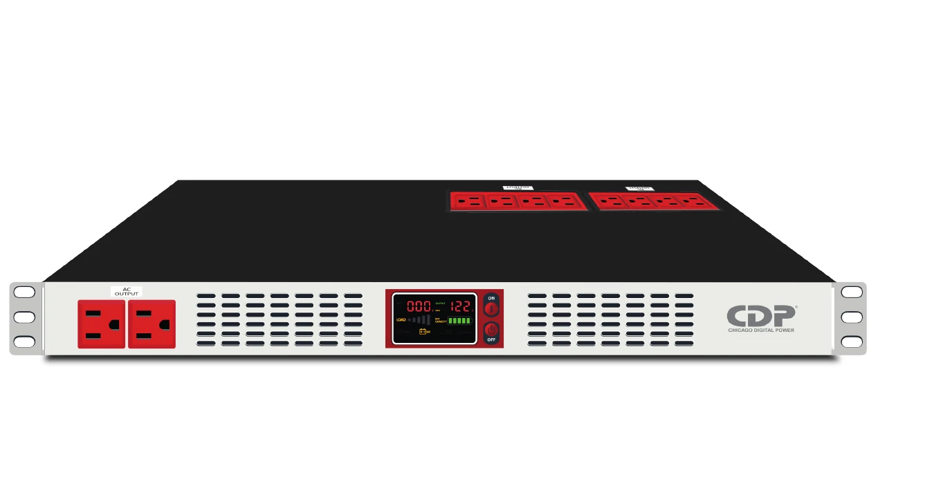Vista principal del UPS CDP Li-1518RS rackeable de 1U