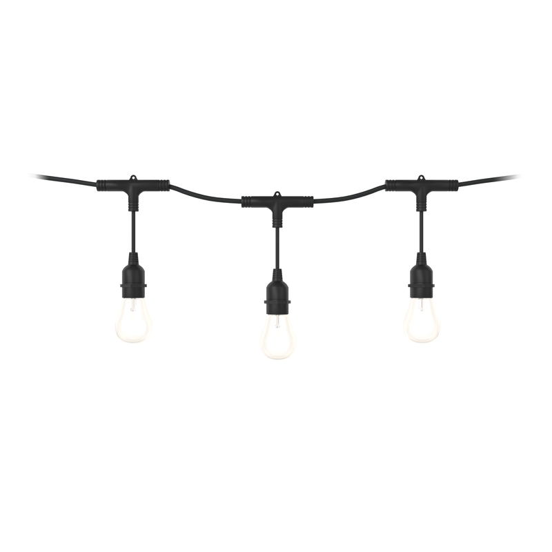 Vista limpia de la guirnalda LED inteligente Nexxt Home para exterior