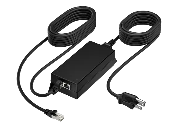 Vista oficial del Poly PoE++ 65W 2.5G Adapter B5NH6AA