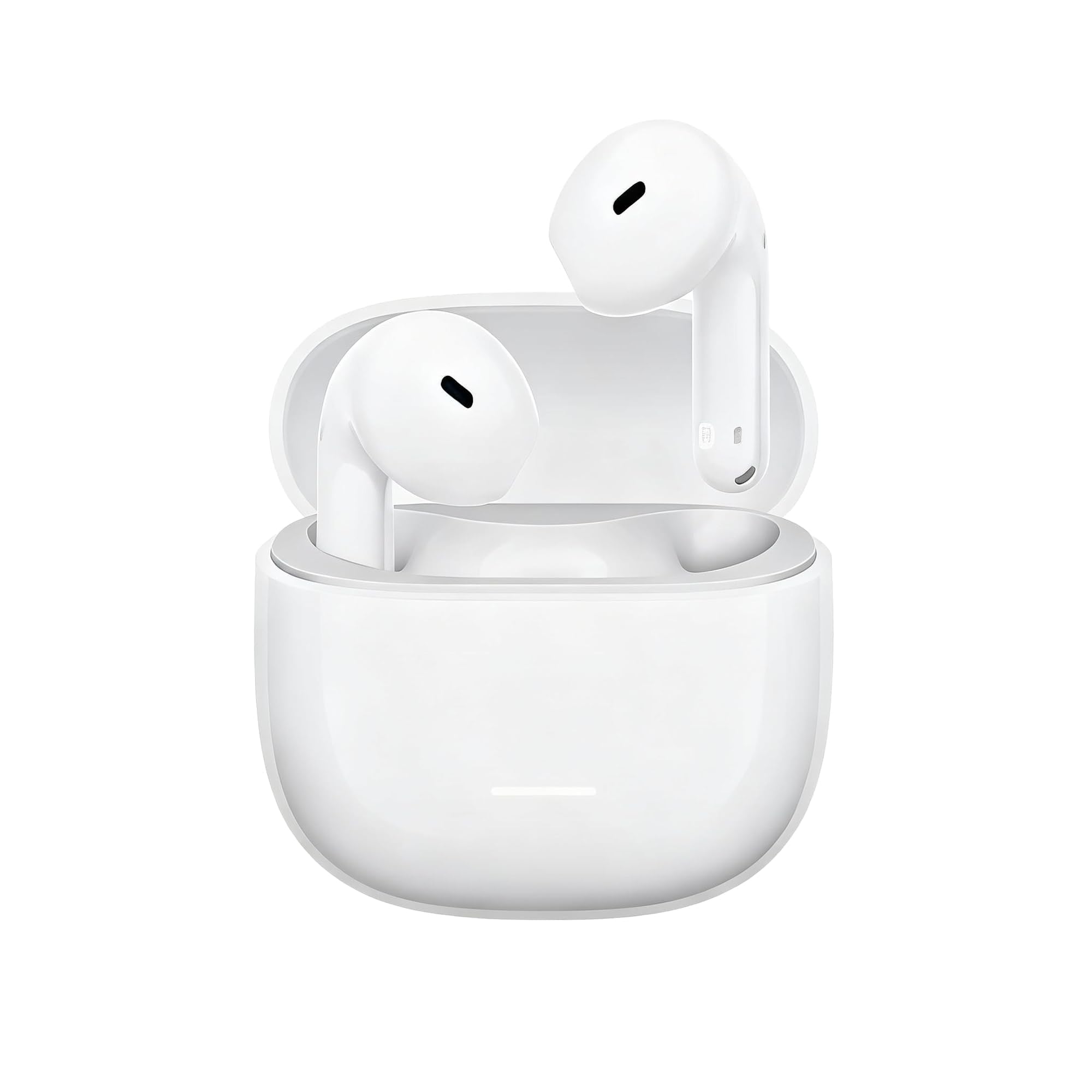 Vista limpia de los REDMI Buds 8 Active en White