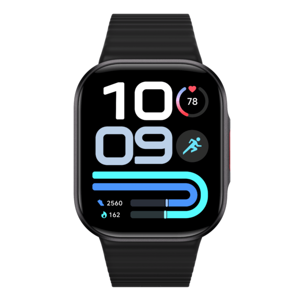Vista frontal limpia del REDMI Watch 6 Obsidian Black