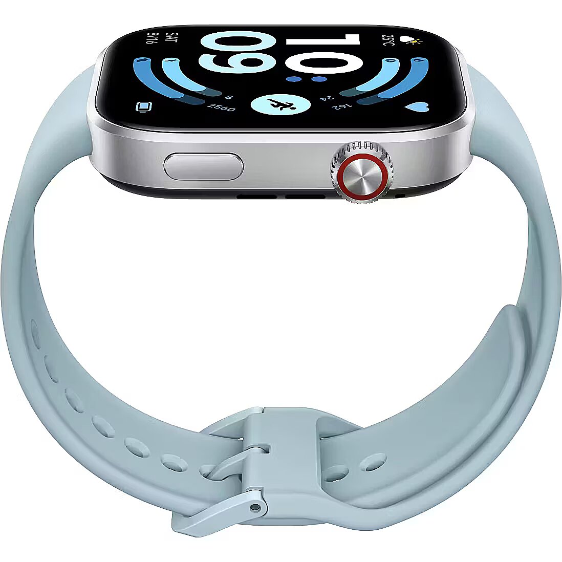 Vista limpia del REDMI Watch 6 en Glacier Blue