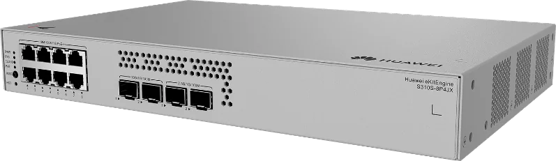 Vista frontal oficial del switch Huawei eKit S310S-8P4JX