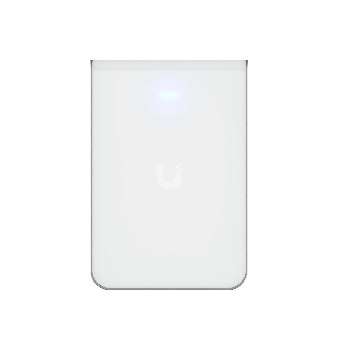 Vista frontal limpia del punto de acceso Ubiquiti UniFi U6 In-Wall