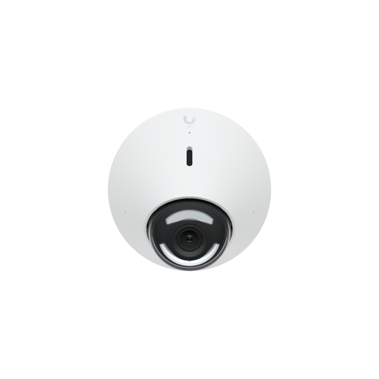 Vista frontal limpia de la cámara Ubiquiti G4 Dome UVC-G4-DOME