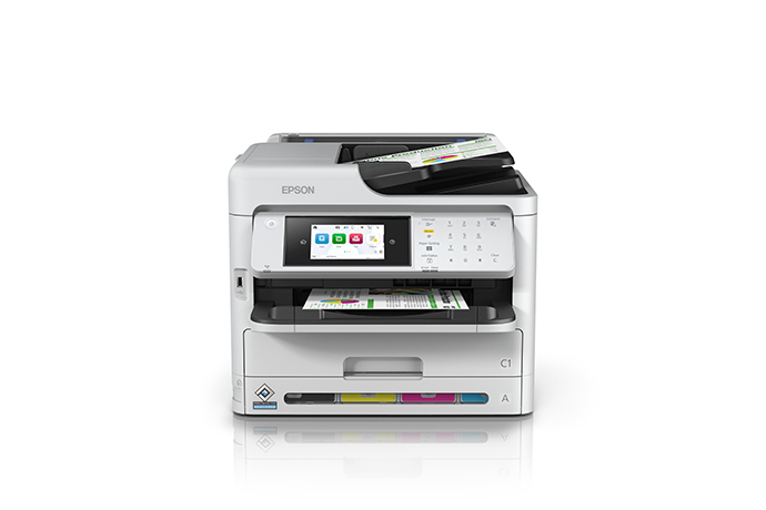 Vista frontal oficial de la impresora Epson WorkForce Pro WF-C5810 C11CK24301