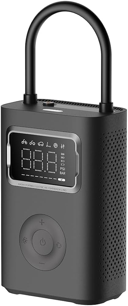 Vista frontal limpia de Xiaomi Portable Electric Air Compressor 2 Pro