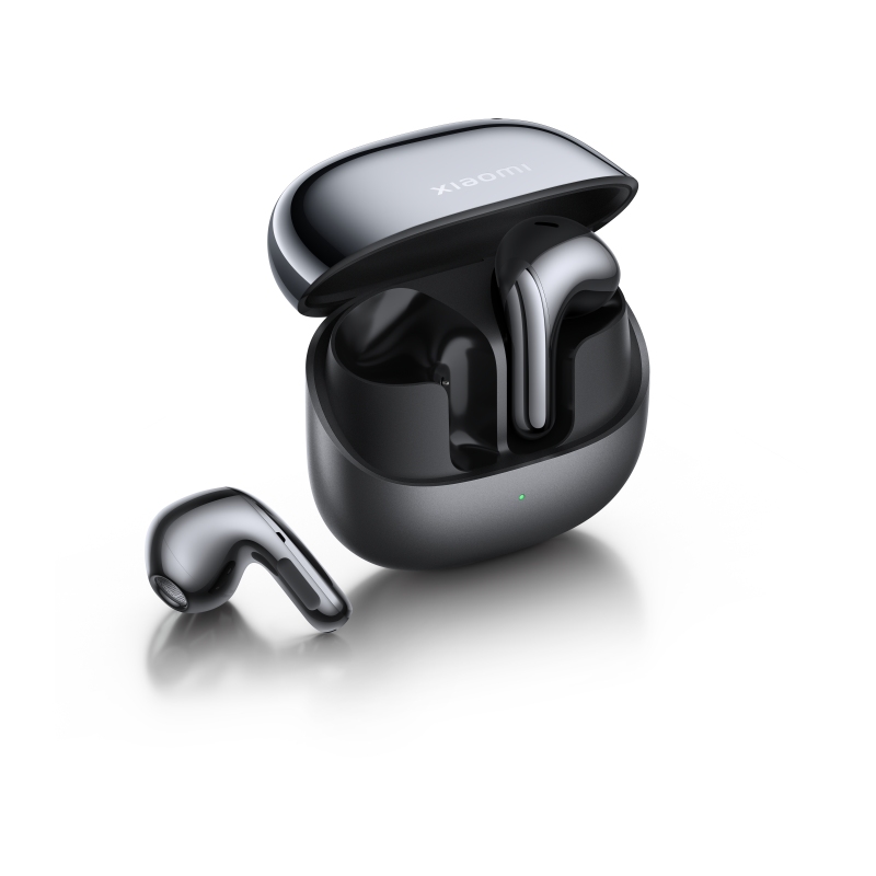 Vista limpia de Xiaomi Buds 5 en Graphite Black