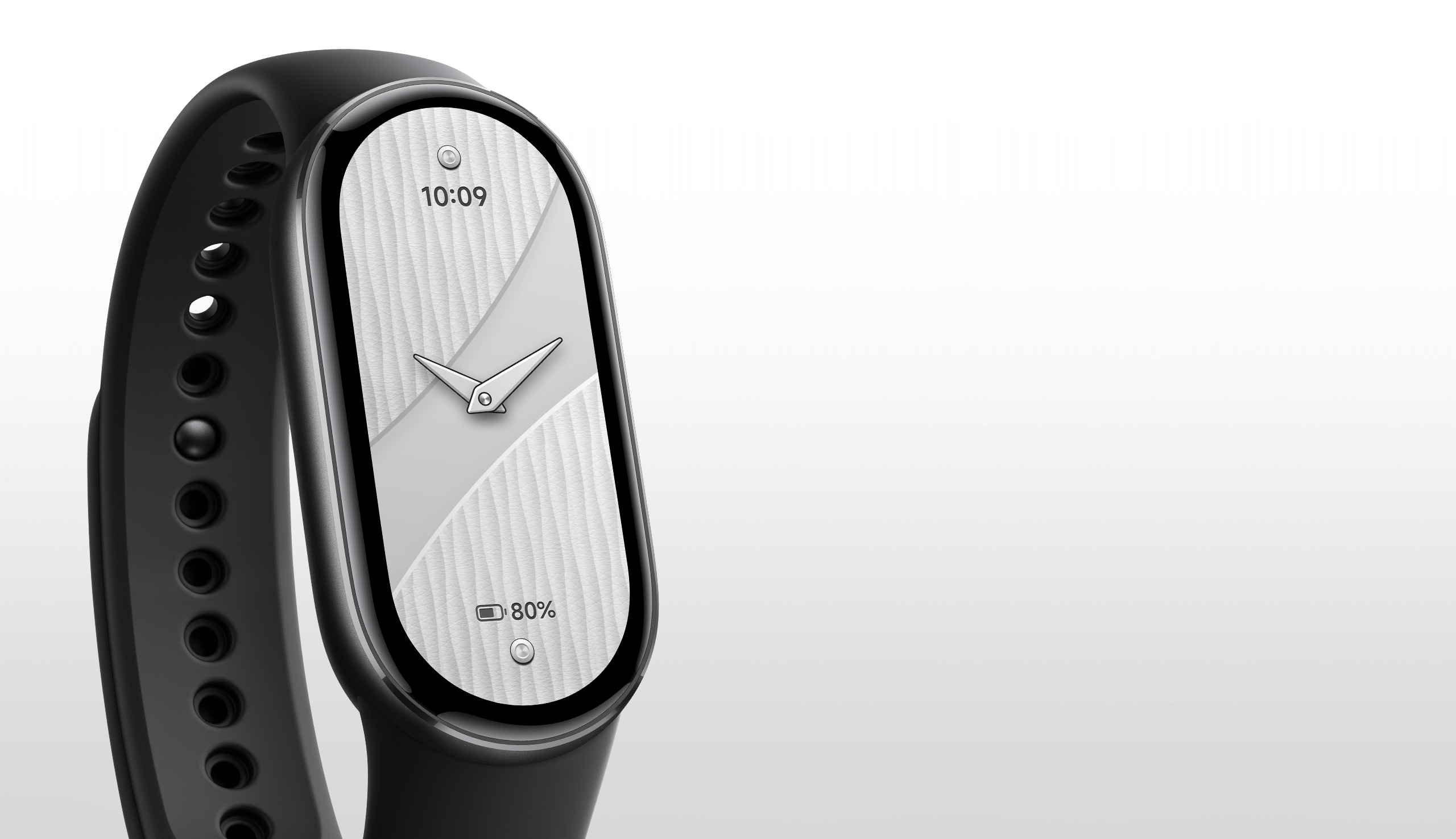 Vista oficial limpia de la Xiaomi Smart Band 10 Midnight Black