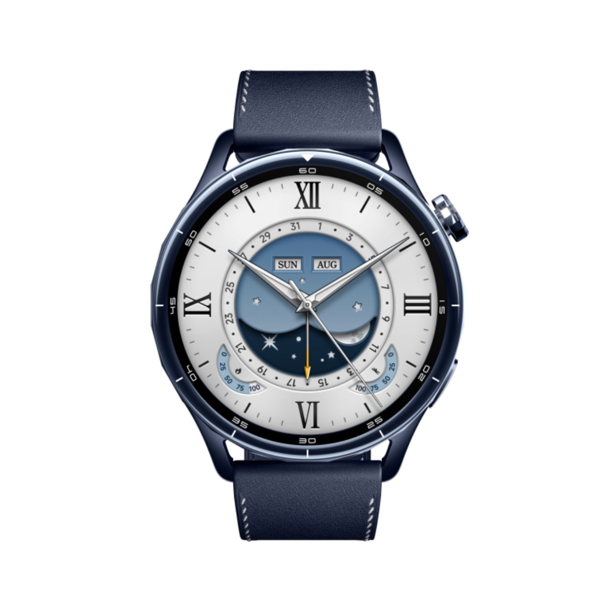 Vista limpia de Xiaomi Watch S5 46 mm en Ceramic Blue