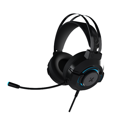 Vista oficial de los audífonos gaming Xtech Morrighan XTH-565