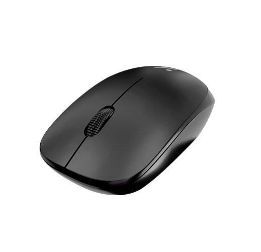 Vista angular oficial del mouse inalámbrico Xtech XTM-309